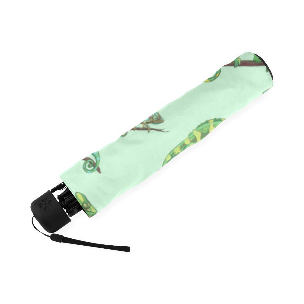 Lizard Print Pattern Foldable Umbrella-grizzshop
