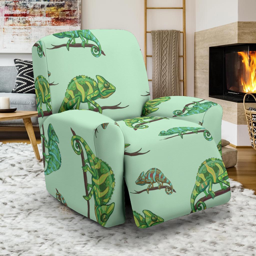 Lizard Print Pattern Recliner Cover-grizzshop