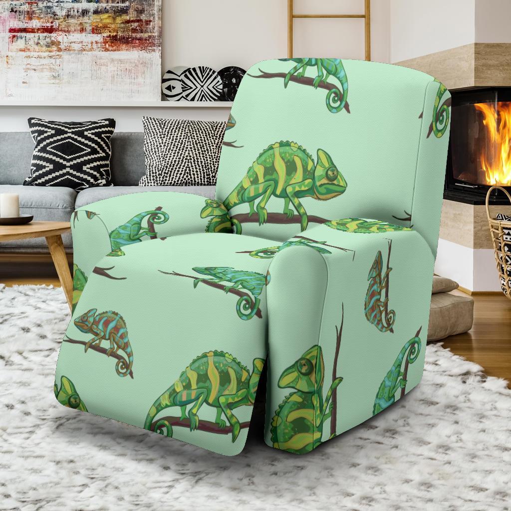 Lizard Print Pattern Recliner Cover-grizzshop