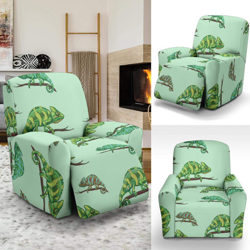 Lizard Print Pattern Recliner Cover-grizzshop