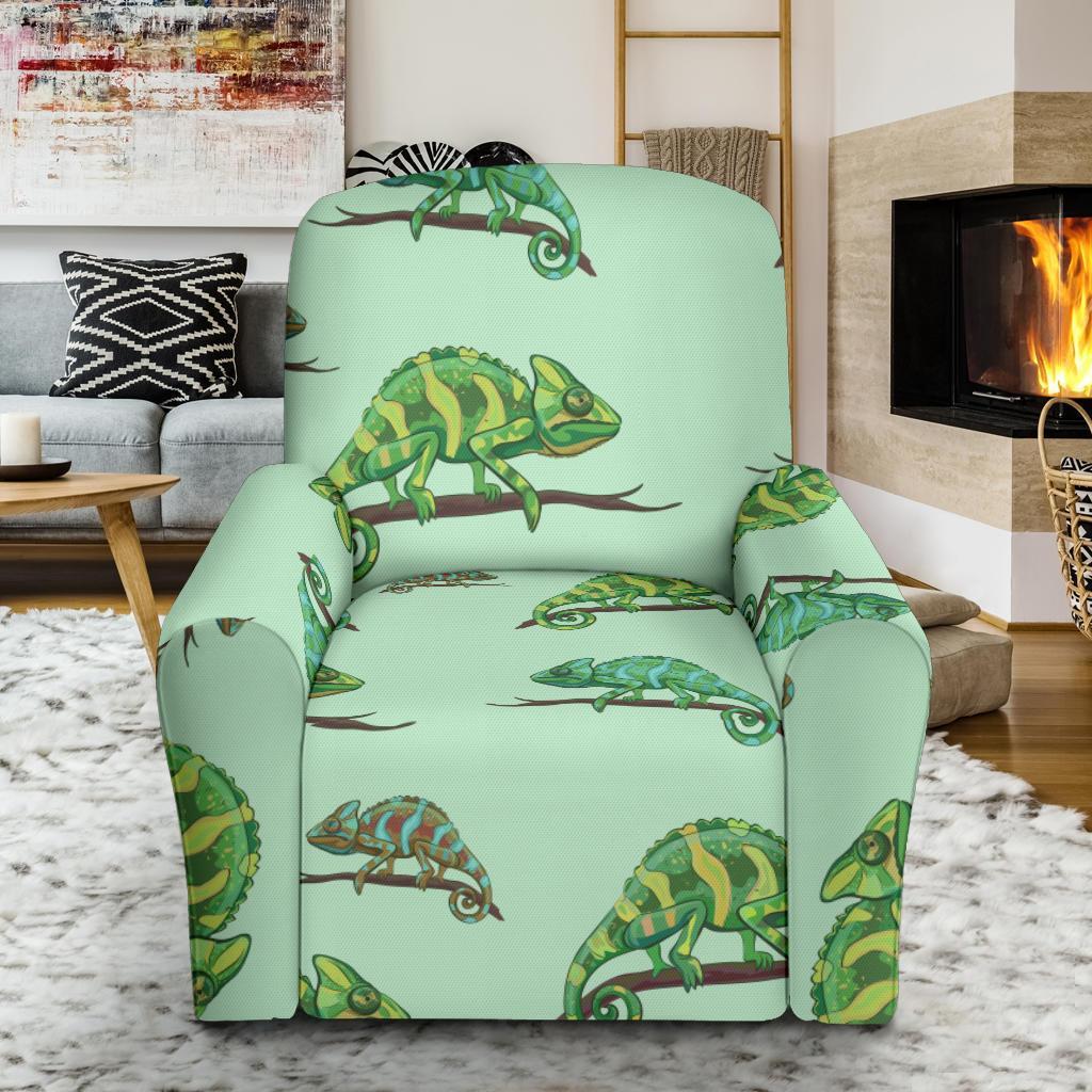 Lizard Print Pattern Recliner Cover-grizzshop