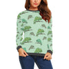 Lizard Print Pattern Women's Sweatshirt-grizzshop