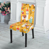 Llama Cactus Pattern Print Chair Cover-grizzshop