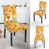 Llama Cactus Pattern Print Chair Cover-grizzshop