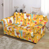 Llama Cactus Pattern Print Loveseat Cover-grizzshop