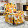 Llama Cactus Pattern Print Recliner Cover-grizzshop