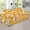 Llama Cactus Pattern Print Sofa Covers-grizzshop