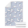 Llama Pattern Print Blanket-grizzshop