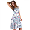 Llama Pattern Print Dress-grizzshop