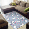 Llama Pattern Print Floor Mat-grizzshop