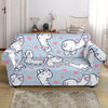 Llama Pattern Print Loveseat Cover-grizzshop