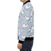 Llama Pattern Print Men's Bomber Jacket-grizzshop