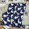 Llama Print Pattern Blanket-grizzshop