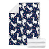 Llama Print Pattern Blanket-grizzshop