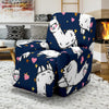 Llama Print Pattern Recliner Cover-grizzshop