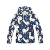 Load image into Gallery viewer, Llama Print Pattern Women Pullover Hoodie-grizzshop