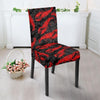 Lobster Black Pattern Print Chair Cover-grizzshop