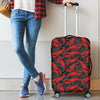 Lobster Black Pattern Print Luggage Cover Protector-grizzshop