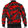 Lobster Black Pattern Print Men's Bomber Jacket-grizzshop