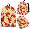 Lobster Crab Pattern Print Backpack-grizzshop