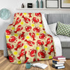 Lobster Crab Pattern Print Blanket-grizzshop