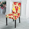 Lobster Crab Pattern Print Chair Cover-grizzshop