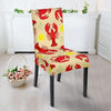 Lobster Crab Pattern Print Chair Cover-grizzshop