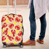 Lobster Crab Pattern Print Luggage Cover Protector-grizzshop