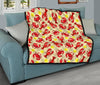 Lobster Crab Pattern Print Quilt-grizzshop