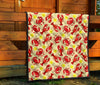 Lobster Crab Pattern Print Quilt-grizzshop