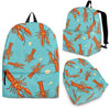 Lobster Pattern Print Backpack-grizzshop