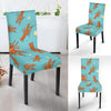 Lobster Pattern Print Chair Cover-grizzshop