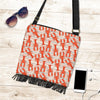 Lobster Print Pattern Crossbody bags-grizzshop