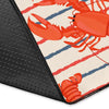 Lobster Print Pattern Floor Mat-grizzshop