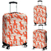 Lobster Print Pattern Luggage Cover Protector-grizzshop