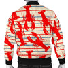 Lobster Print Pattern Men's Bomber Jacket-grizzshop