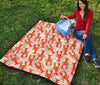 Lobster Print Pattern Quilt-grizzshop