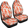 Lobster Print Pattern Universal Fit Car Seat Covers-grizzshop