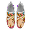 Lollipop And Punk Girl Print White Athletic Shoes-grizzshop