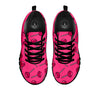 Lollipop Candy Pink Print Pattern Black Sneaker-grizzshop