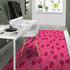 Lollipop Candy Pink Print Pattern Floor Mat-grizzshop