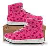 Lollipop Candy Pink Print Pattern High Top Sneakers-grizzshop