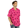 Lollipop Candy Pink Print Pattern Men's Hawaiian Shirt-grizzshop