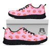 Lollipop Candy Red Print Pattern Black Sneaker-grizzshop