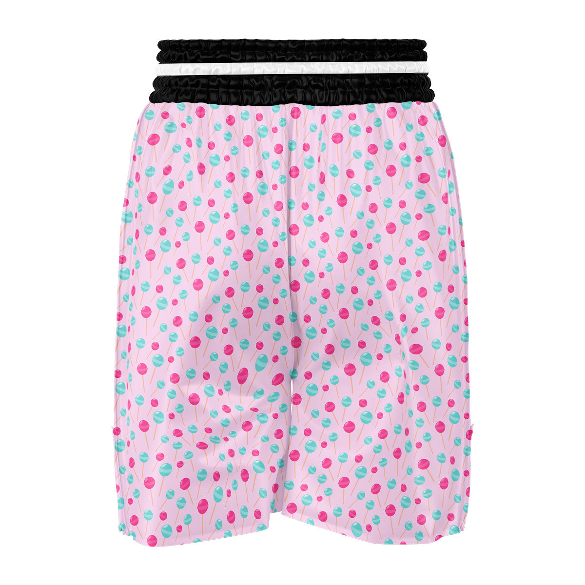 Lollipop Cartoon Print Pattern Boxing Shorts-grizzshop