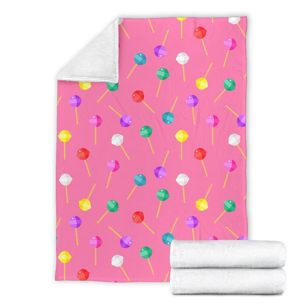 Lollipop Colorful Pattern Print Blanket-grizzshop