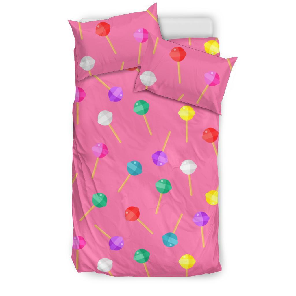 Lollipop Colorful Pattern Print Duvet Cover Bedding Set-grizzshop