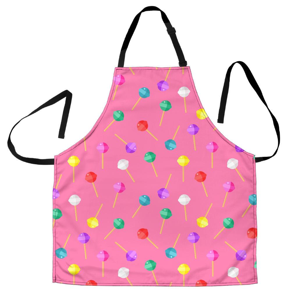 Lollipop Colorful Pattern Print Men's Apron-grizzshop