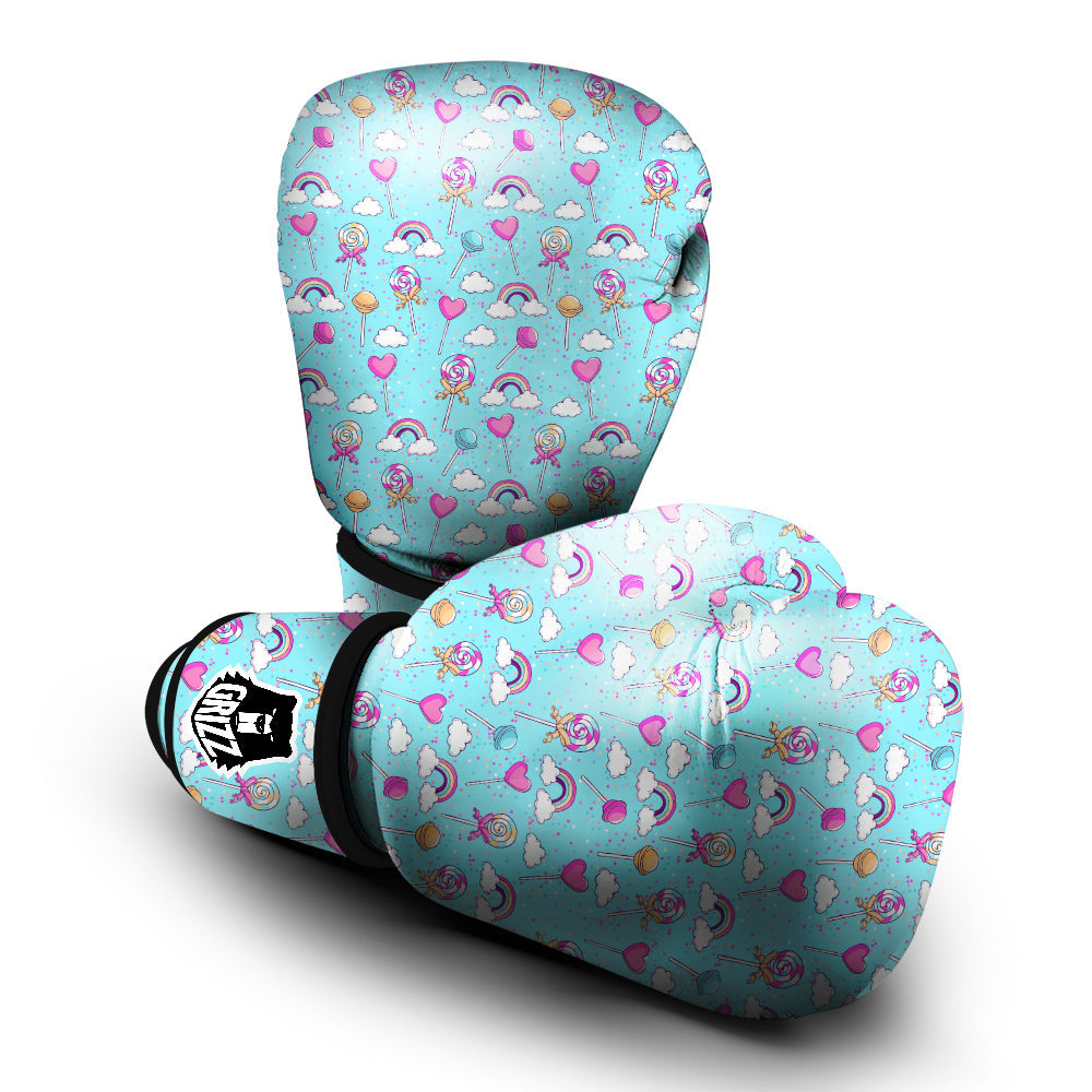 Lollipop Cute Print Pattern Boxing Gloves-grizzshop
