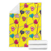 Lollipop Heart Pattern Print Blanket-grizzshop